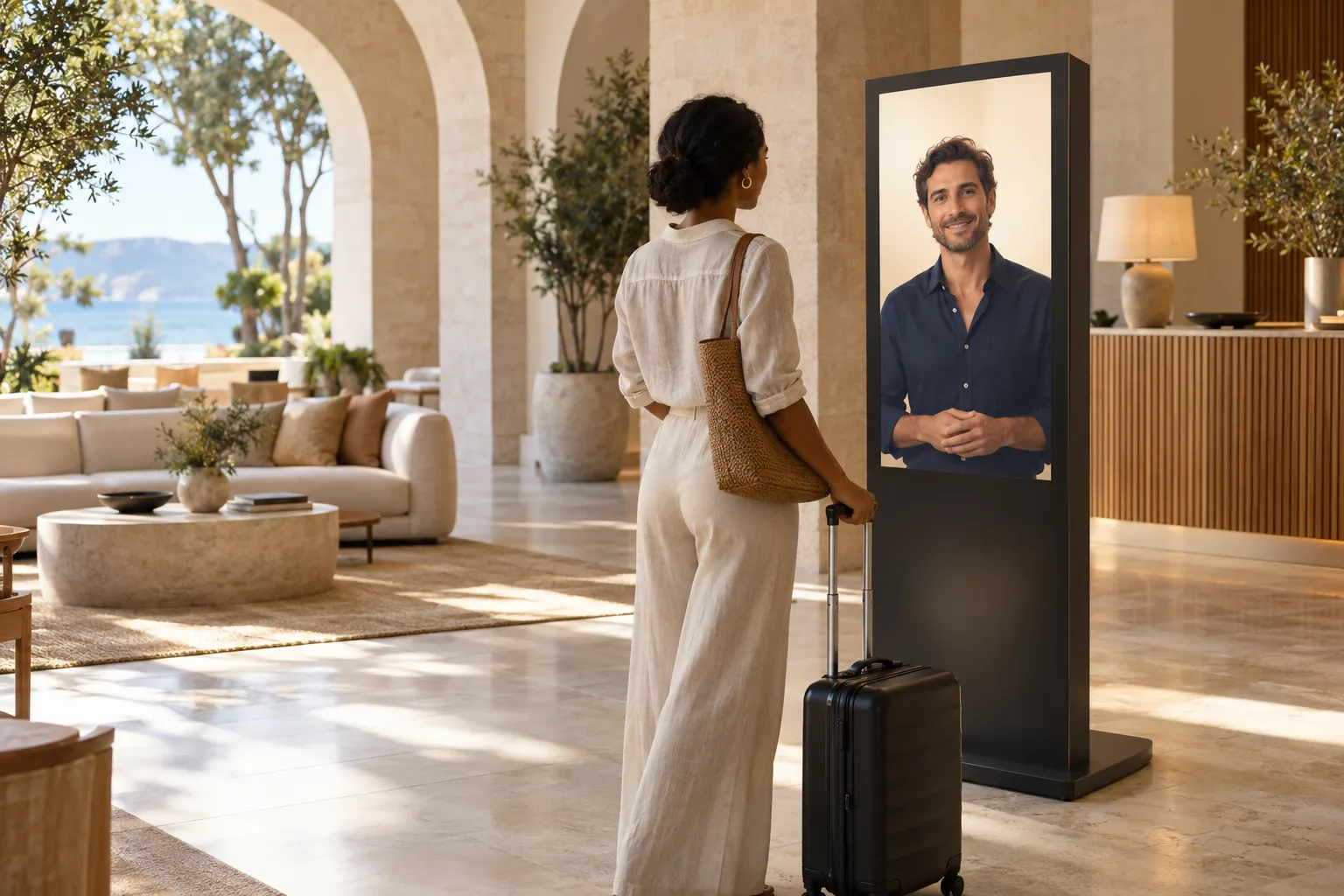 Hospitality welcome concept