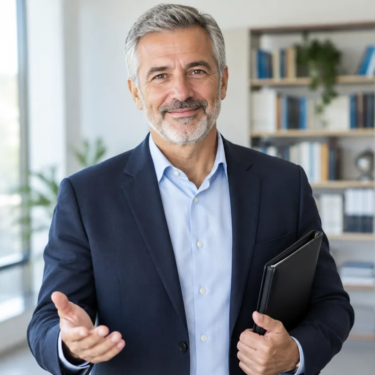 Realistic face for a professional firm